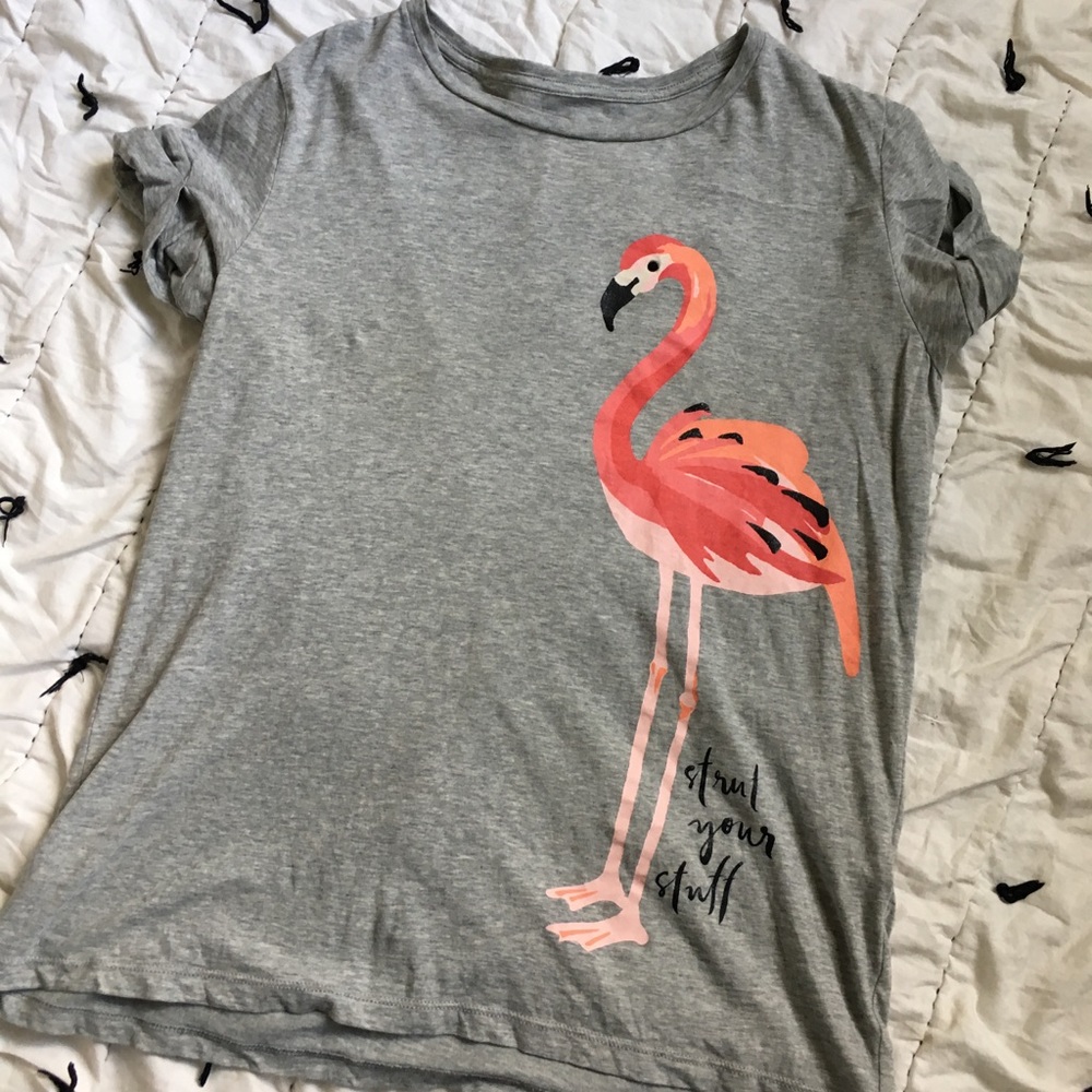Adorable Kate spade Flamingo tee sz small